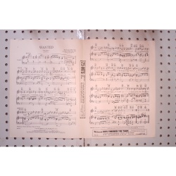 1954 - Wanted Fulton and steel - Sheet Music