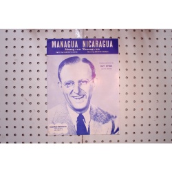 1946 - Managua Nicaragua - Sheet Music