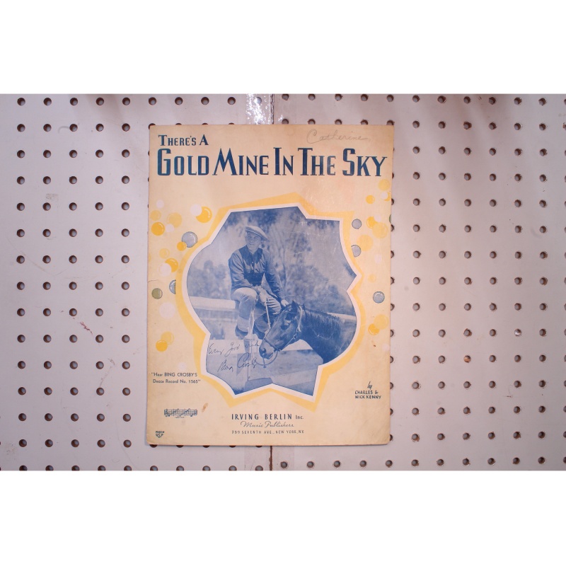 1937 - Theres a gold mine in the sky - Sheet Music