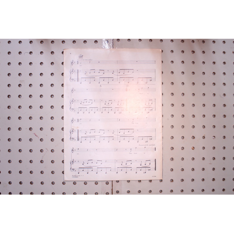 1984 - The heat is on Beverly Hills cop - Sheet Music