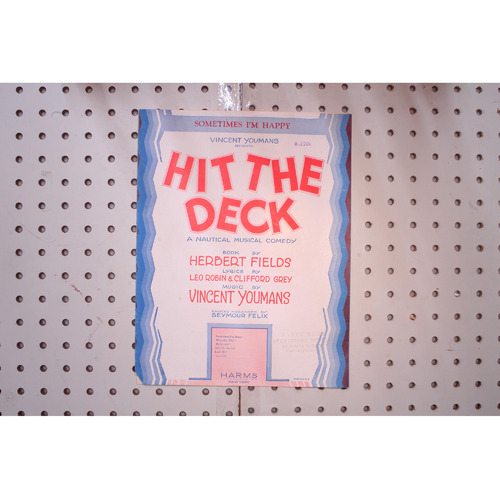 1924 - Hit the deck sometimes Im happy - Sheet Music