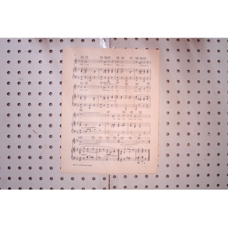 1924 - Hit the deck sometimes Im happy - Sheet Music
