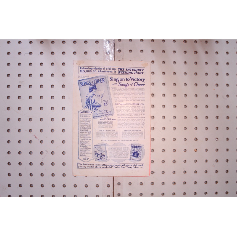 1918 - The rose of no mans land - Sheet Music