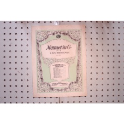 1925 - Nanuet in G No. 2 - Beethoven - Sheet Music