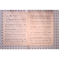 1925 - Nanuet in G No. 2 - Beethoven - Sheet Music