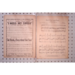 1925 - Pal of my cradle days - Sheet Music