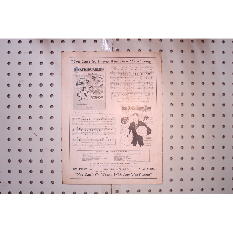 1925 - Pal of my cradle days - Sheet Music