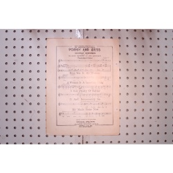 1935 - Porgy and Bess summertime Gershwin - Sheet Music