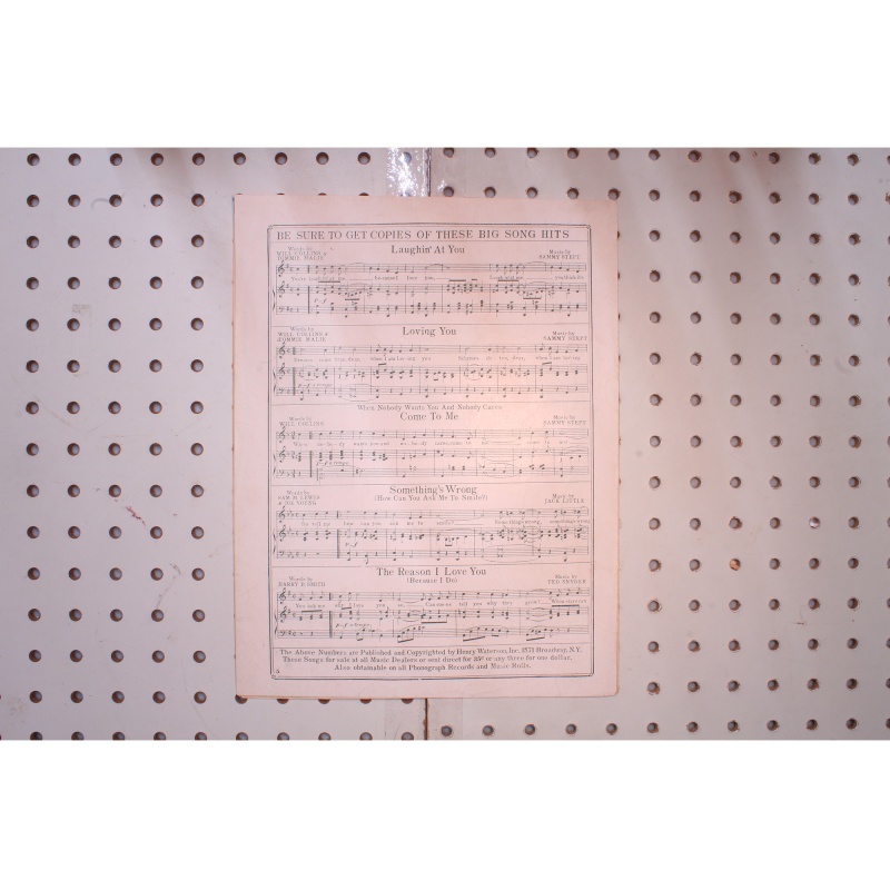 1925 - Brown eyes why are you blue - Sheet Music