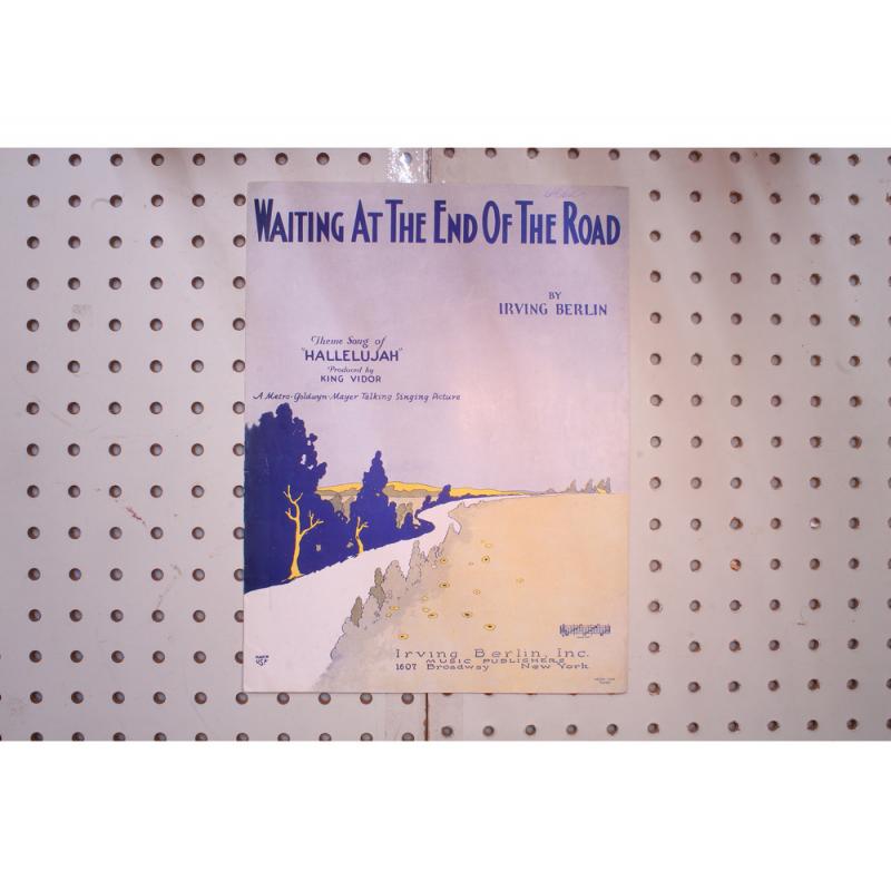 1931 - Waiting at the end of the road Irving Berlin - Sheet Music