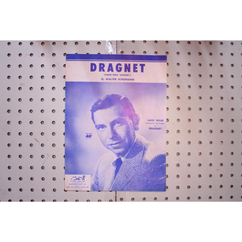 1953 - Dragnet Walter Schumann - Sheet Music