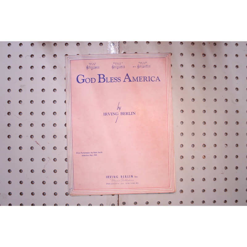 1939 - God bless America Irving Berlin - Sheet Music