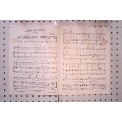 1956 - Cindy Oh Cindy Eddie Fisher - Sheet Music