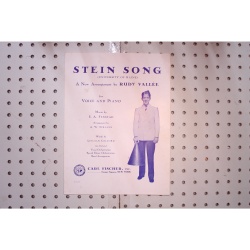 1910 - Stein song Rudy Valley - Sheet Music