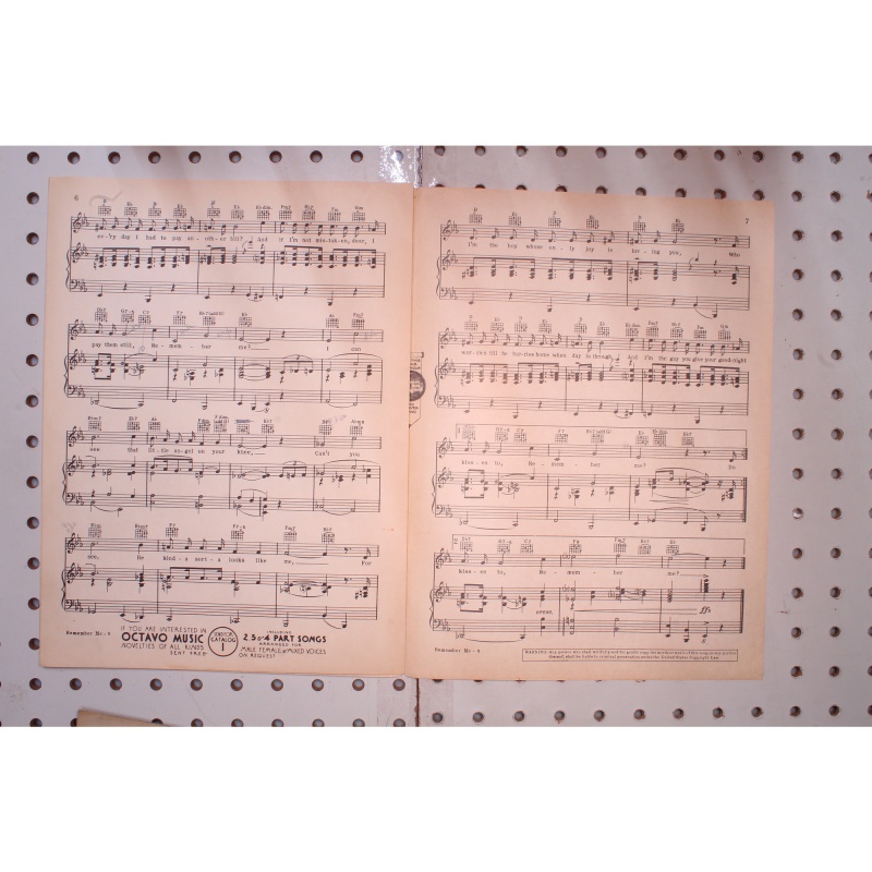 1937 - Mr. Dodd takes the air Kenny Baker - Sheet Music