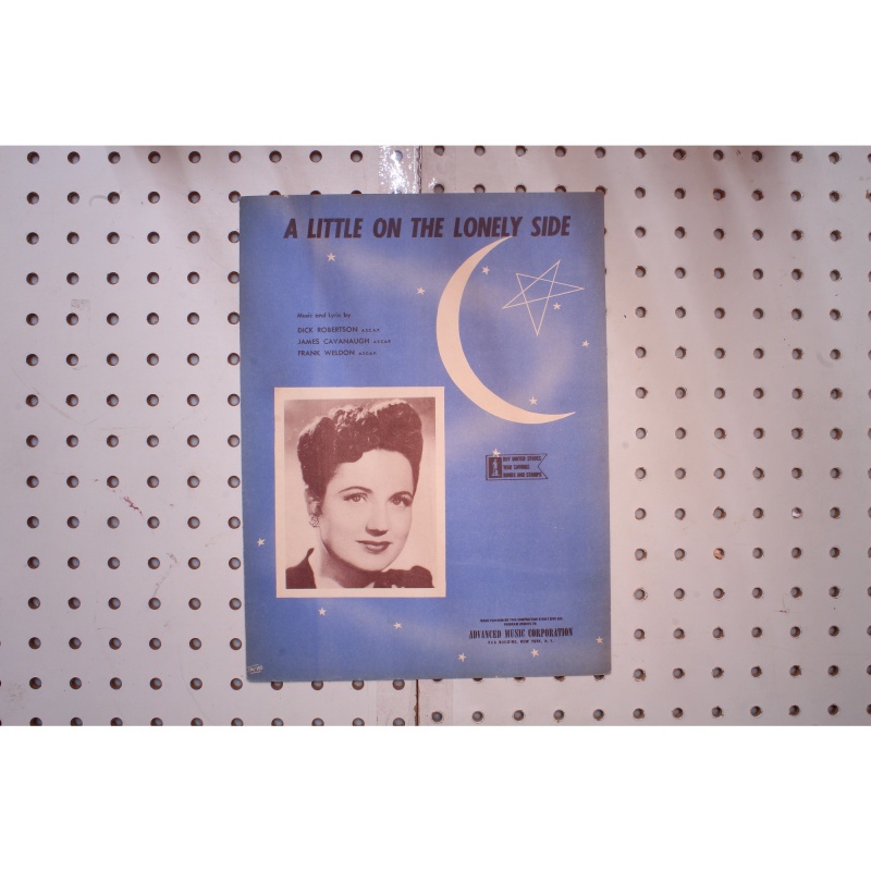 1944 - A little on the lonely side - Sheet Music
