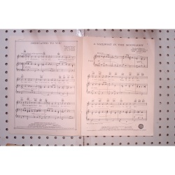 1936 - A sailboat in the moonlight - Sheet Music