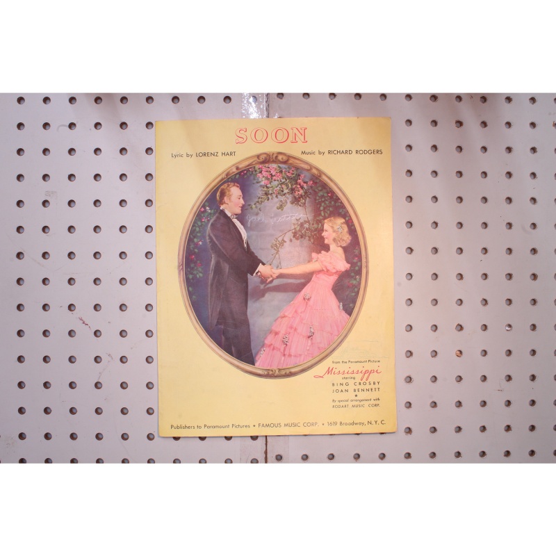 1935 - Soon from Mississippi Bing Crosby - Sheet Music