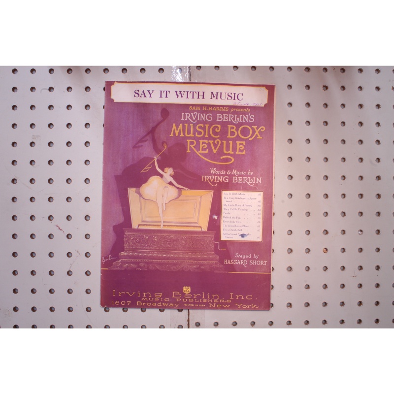 1921 - Say it with music Irving Berlins music box review - Sheet Music