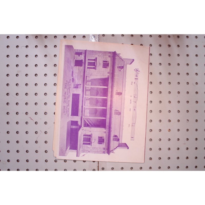 1921 - Say it with music Irving Berlins music box review - Sheet Music