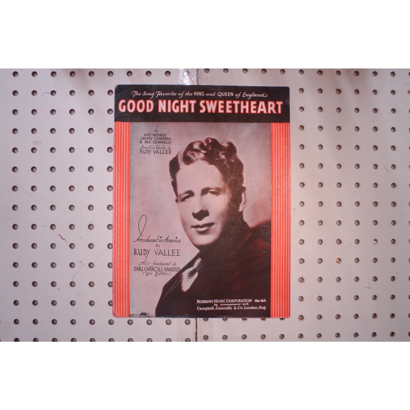 1931 - Good night sweetheart Rudy Valley - Sheet Music