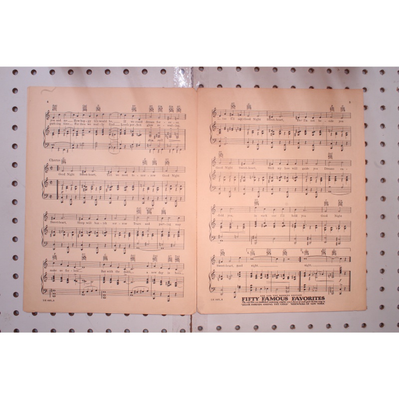 1931 - Good night sweetheart Rudy Valley - Sheet Music