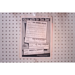 1931 - Good night sweetheart Rudy Valley - Sheet Music