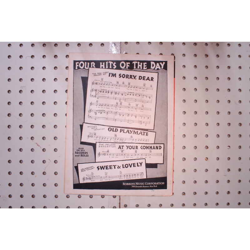 1931 - Good night sweetheart Rudy Valley - Sheet Music