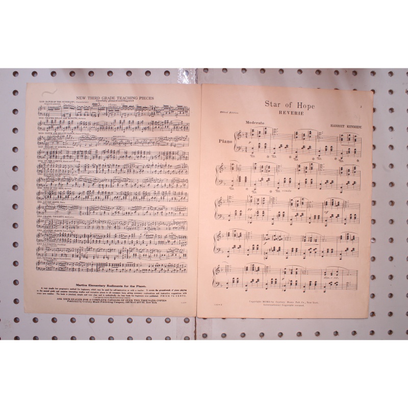 1902 - Star of Hope reverie for piano - Sheet Music