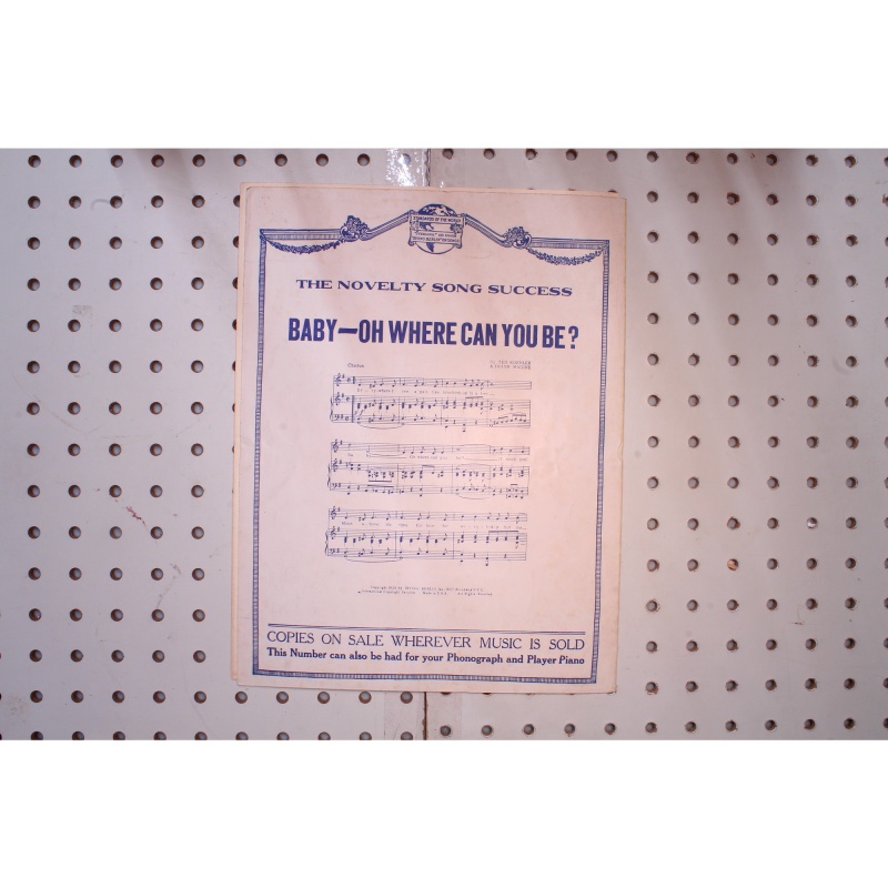 1929 - Same old moon same old June - Sheet Music