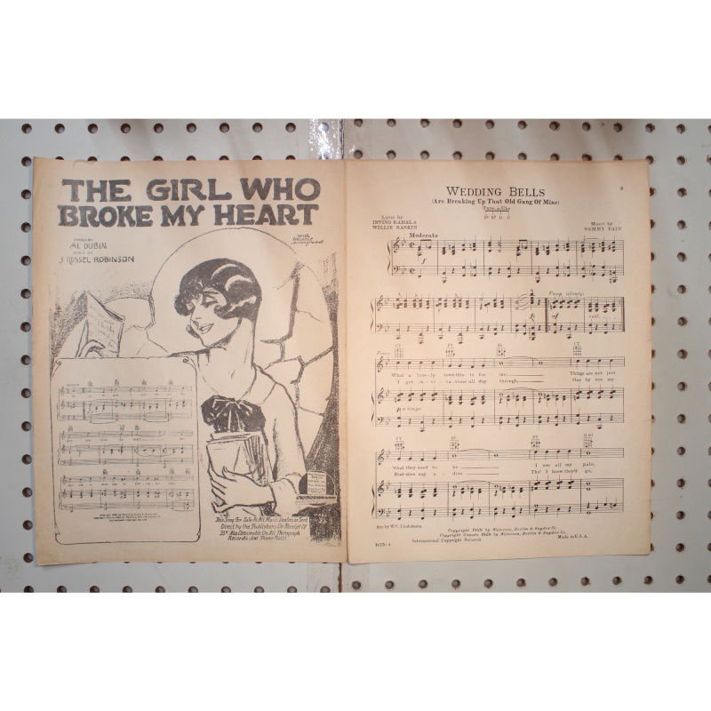 1929 - Wedding bells - Sheet Music