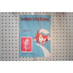1930 - Somewhere in old Wyoming - Sheet Music