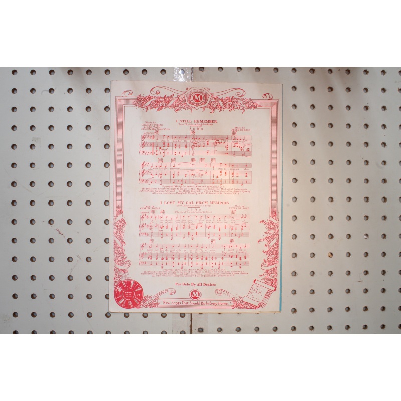 1930 - Somewhere in old Wyoming - Sheet Music