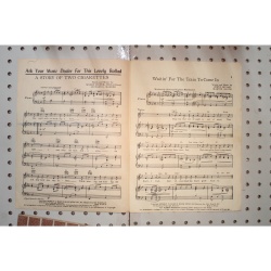 1945 - Waitin for the train to come - Sheet Music
