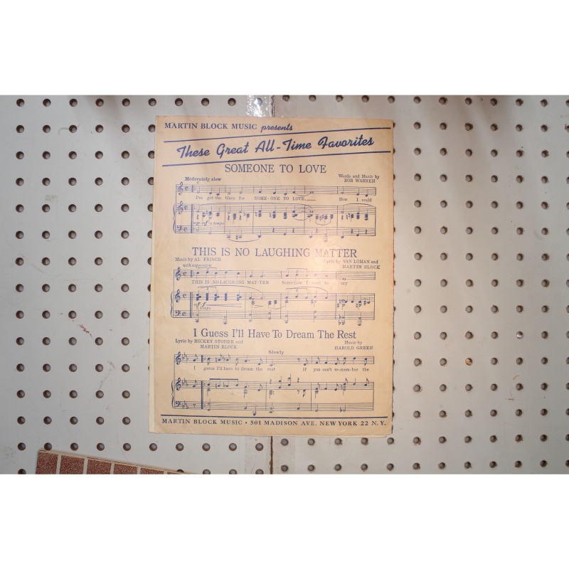 1945 - Waitin for the train to come - Sheet Music