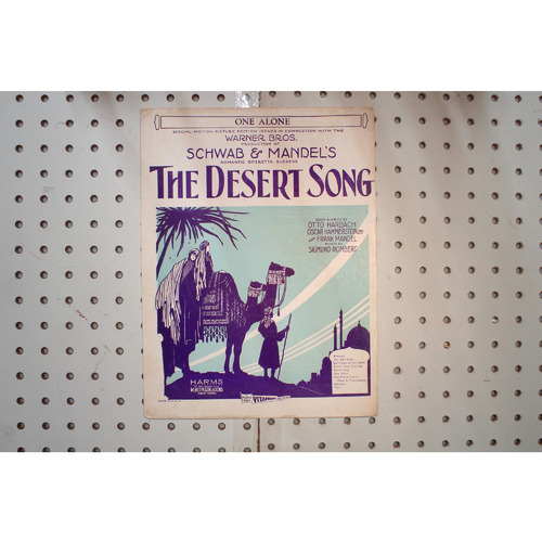 1926 - The desert song Schwab and Mandels - Sheet Music