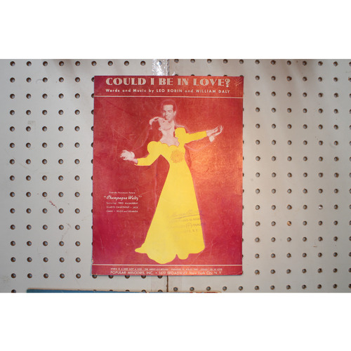 1936 - Could I be in love champagne waltz - Sheet Music