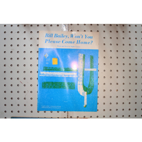 1965 - Bill Bailey wont you please come home - Sheet Music