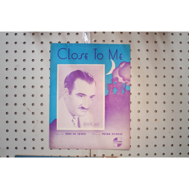 1936 - Close to me - Sheet Music