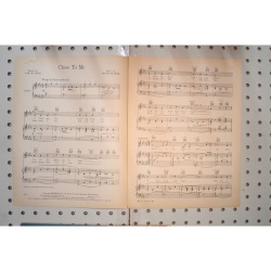 1936 - Close to me - Sheet Music