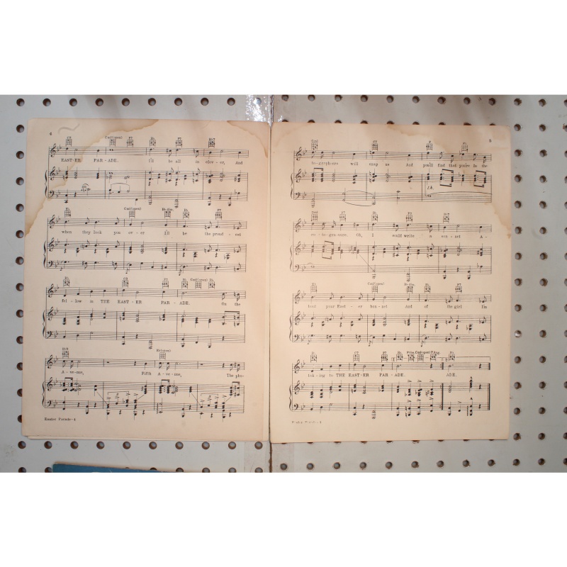 1933 - As thousands cheer Easter Parade Irving Berlin - Sheet Music
