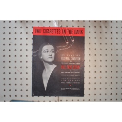 1934 - Two cigarettes in the dark Gloria Grafton kill that story - Sheet Music