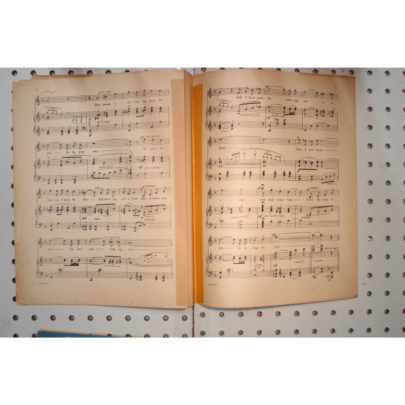 1924 - Rose marie Hammerstein - Sheet Music