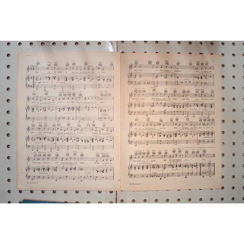1942 - My devotion - Sheet Music