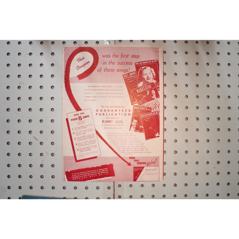 1942 - My devotion - Sheet Music