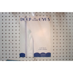 1932 - Deep in your eyes - Sheet Music