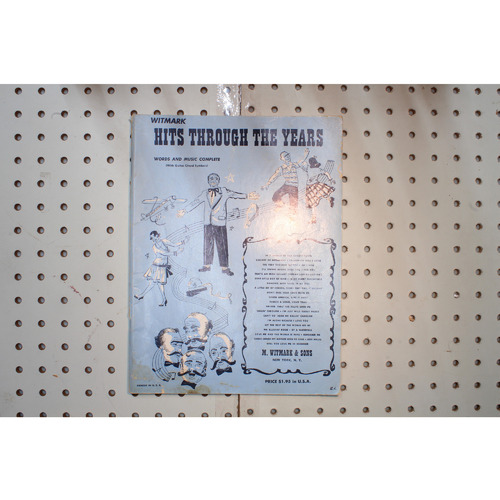 1900 - Witmark hits through the years - Sheet Music