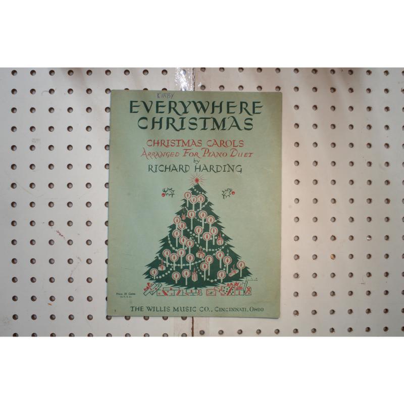 1946 - Everywhere Christmas carols Richard Harding - Sheet Music