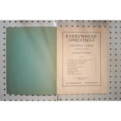 1946 - Everywhere Christmas carols Richard Harding - Sheet Music