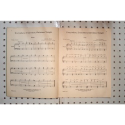 1946 - Everywhere Christmas carols Richard Harding - Sheet Music